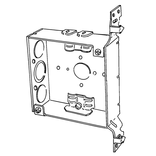 4 SQ X 1-1/2 DEEP WELDED BOX