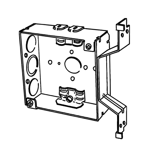 4 SQ WELDED BOX W/OB BRACKET