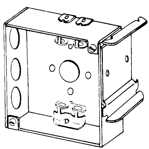 4  SQ WELDED W/STUD BRKT