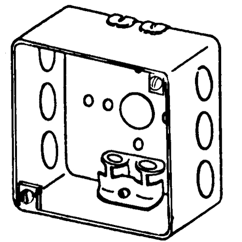 4  SQ DRAWN BOX 2-1/8 DEEP