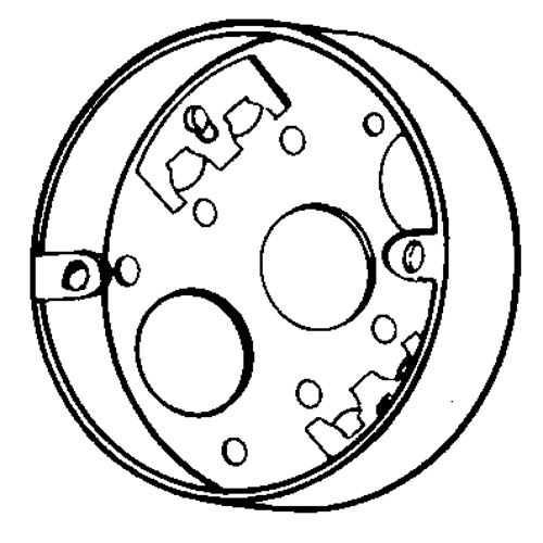 3-1/4 ROUND BOX 1/2 DEEP