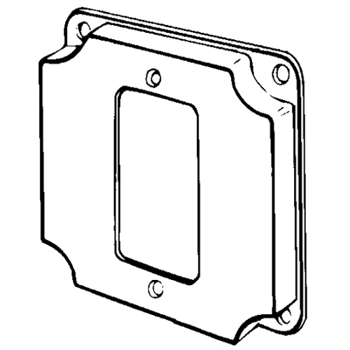 4  SQ COVER FOR GFCI DEVICE
