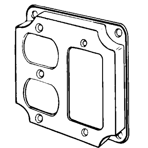 4  SQ. RAISED COVER-NEC