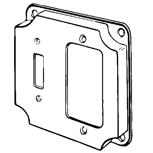 4  SQ COVER FOR GFCI DEVICE