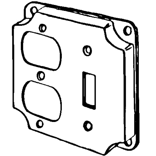 4  SQ. RAISED COVER-NEC