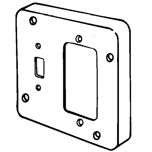 4 11/16 SQ. COVER FOR GFCI