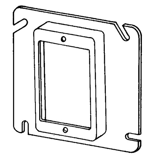 4 11/16 SQ. RAISED COVER