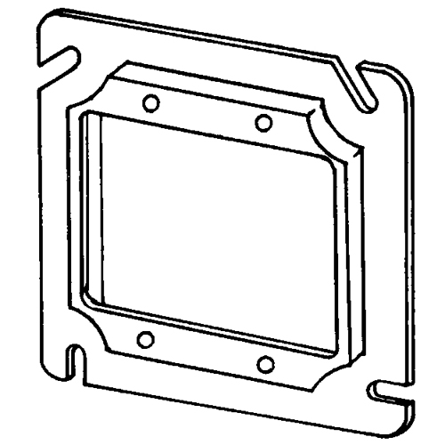 4-11/16 SQUARE COVER 1/4