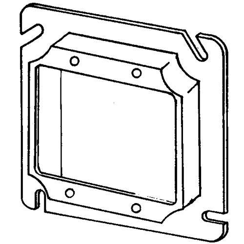 4-11/16 SQ COVER-5/8 RAISED