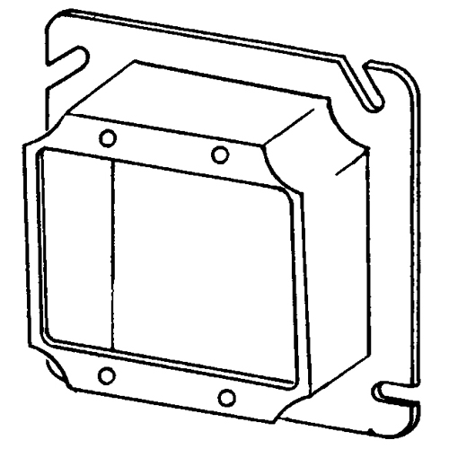 4 11/16 SQ COVER-1 RAISED