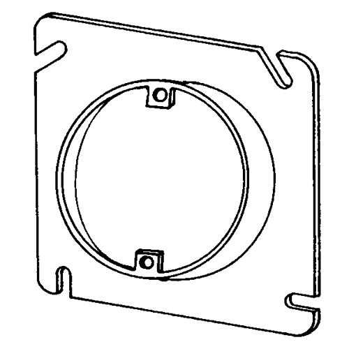 4 11/16 SQ PLASTER RING