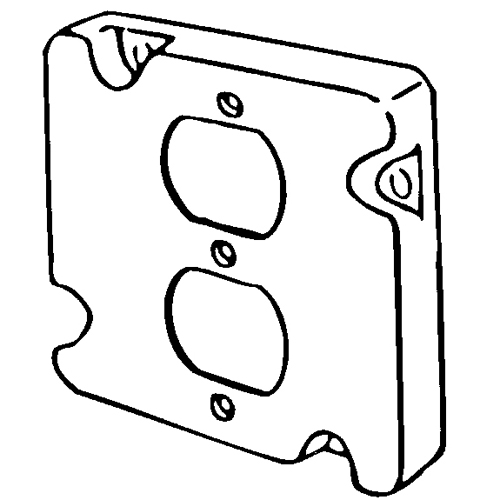 4-11/16  SQ. RAISED COVER-NEC