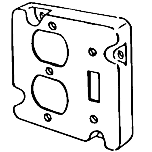 4-11/16  SQ. RAISED COVER-NEC