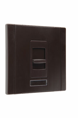 Slide Dimmer,ElectronicSingle Pole2Wire 10A 277V, Brown