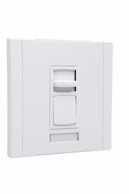 Slide Dimmer, Electronic Single Pole/3Way 2Wire PRESET 10A, Gray