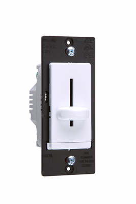 Magnetic Low-Voltage Slide Dimmer, Non-Preset 600VA, White