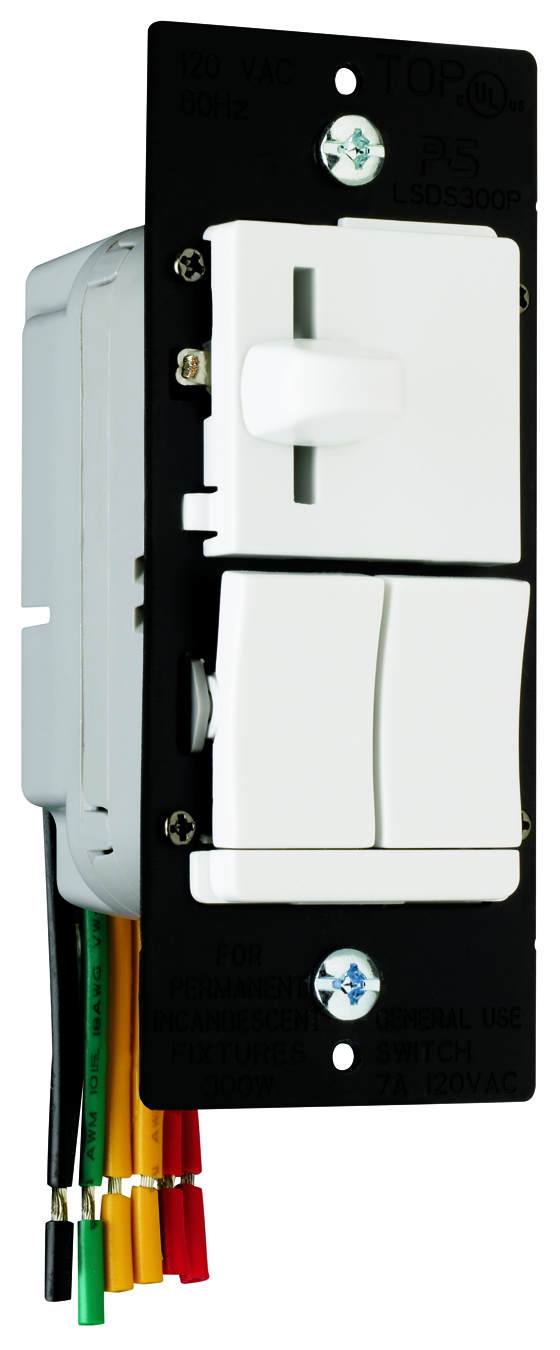 Preset Dimmer, Switch 300watts, White