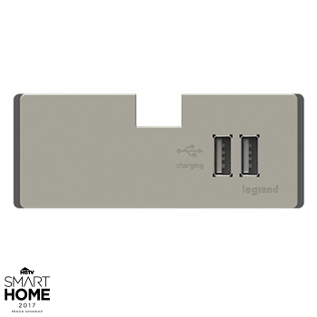 Product image for Pass & Seymour APUSB3TM4 USB Outlet Module - Titanium