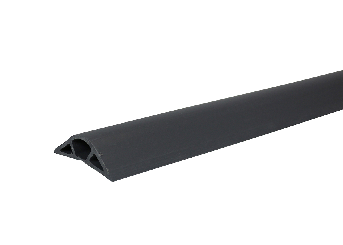 Product image for Wiremold BK1600-10 10 Foot Black Flexible Non-Metallic Pancake Raceway