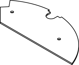 Product image for Wiremold CRFB-B-2 CRFB-Series Blank Device Plate #2