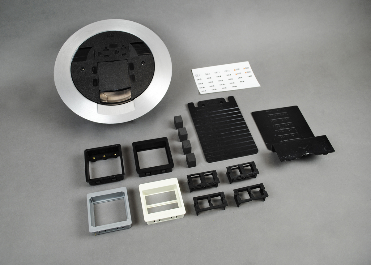 WALKER 881AV3CTCAL FLOOR BOX ACTIVATION ALUMINUM FLANGE W/ Gordon