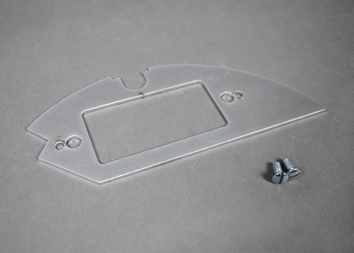 Accepts standard GFCI or Decorator style receptacles. NOTE: Standard size for device plates for Plate Location 2 is 5 7/32