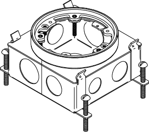 Product image for Wiremold 886B 1/2 x 3/4 or 3/4 x 1" 39 In? 1-Gang 1-Service Stamped Deep Steel Floor Box