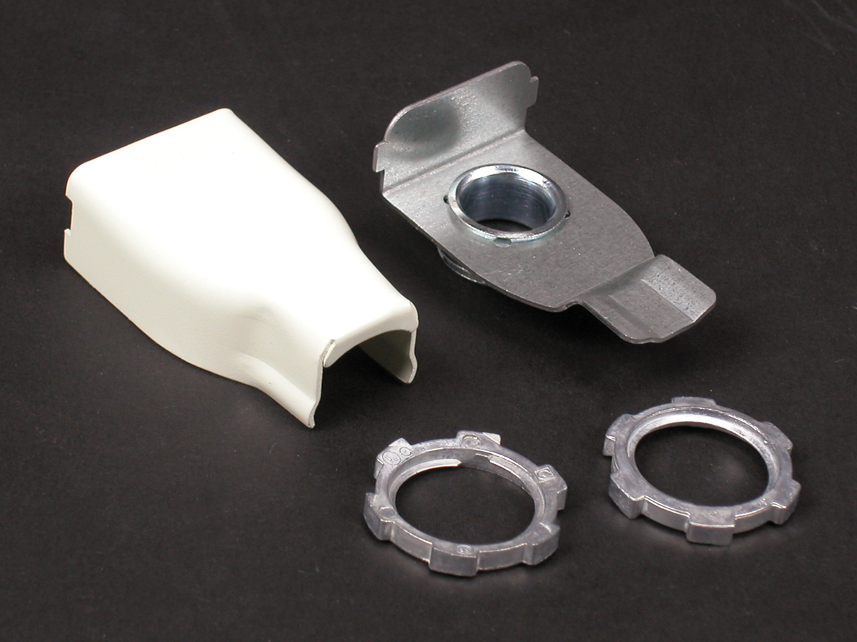 WIREMOLD V5783 STEEL ELBOW BOX CONNECTOR IVORY Gordon Electric