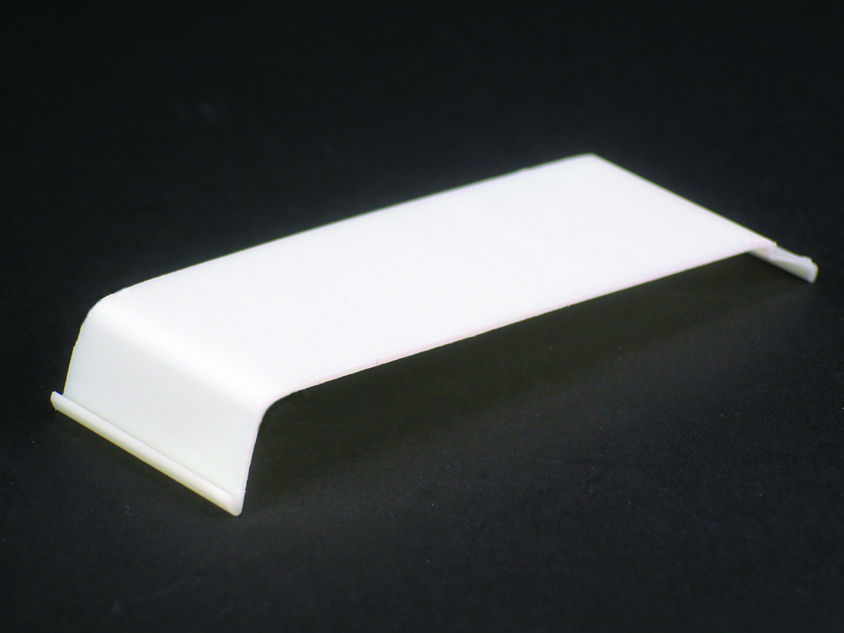 Use inside the base. Protects inside wires and cables from gap behind butted cover sections. Installed when the 5006 Cover Clips are not used.