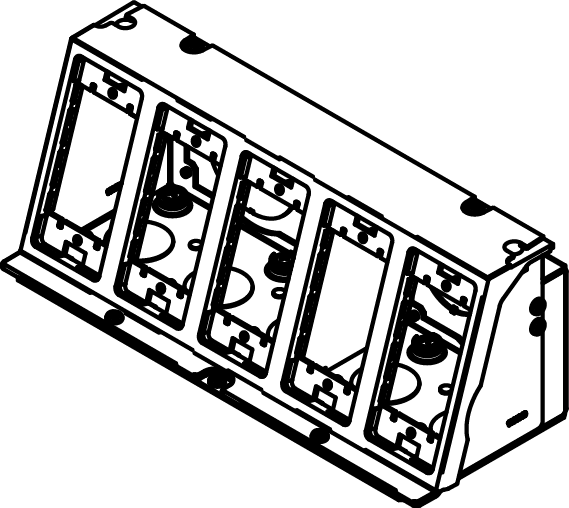 Product image for Wiremold EFB10M Evolution™-Series EFB10 Floor Box Module