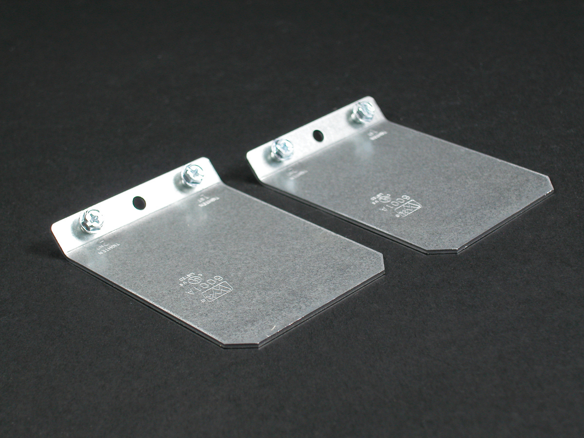 Product image for Wiremold 6001A 2-1/2 x 3-5/16" Galvanized Steel Raceway Coupling