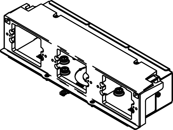 Product image for Wiremold EFB6M Evolution™-Series EFB6 Floor Box Module