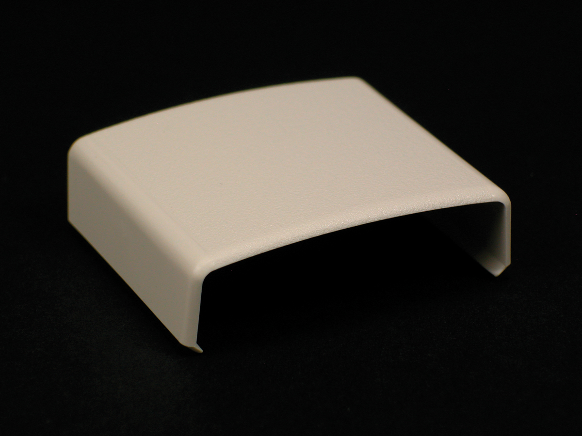 For covering joint where two pieces of 2300BAC Series Raceway Cover come together. Ivory