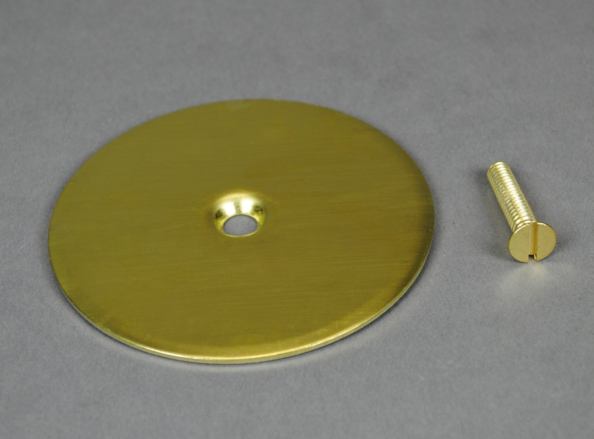 Brass blanking plate only. Includes 1/4-20 screw.
