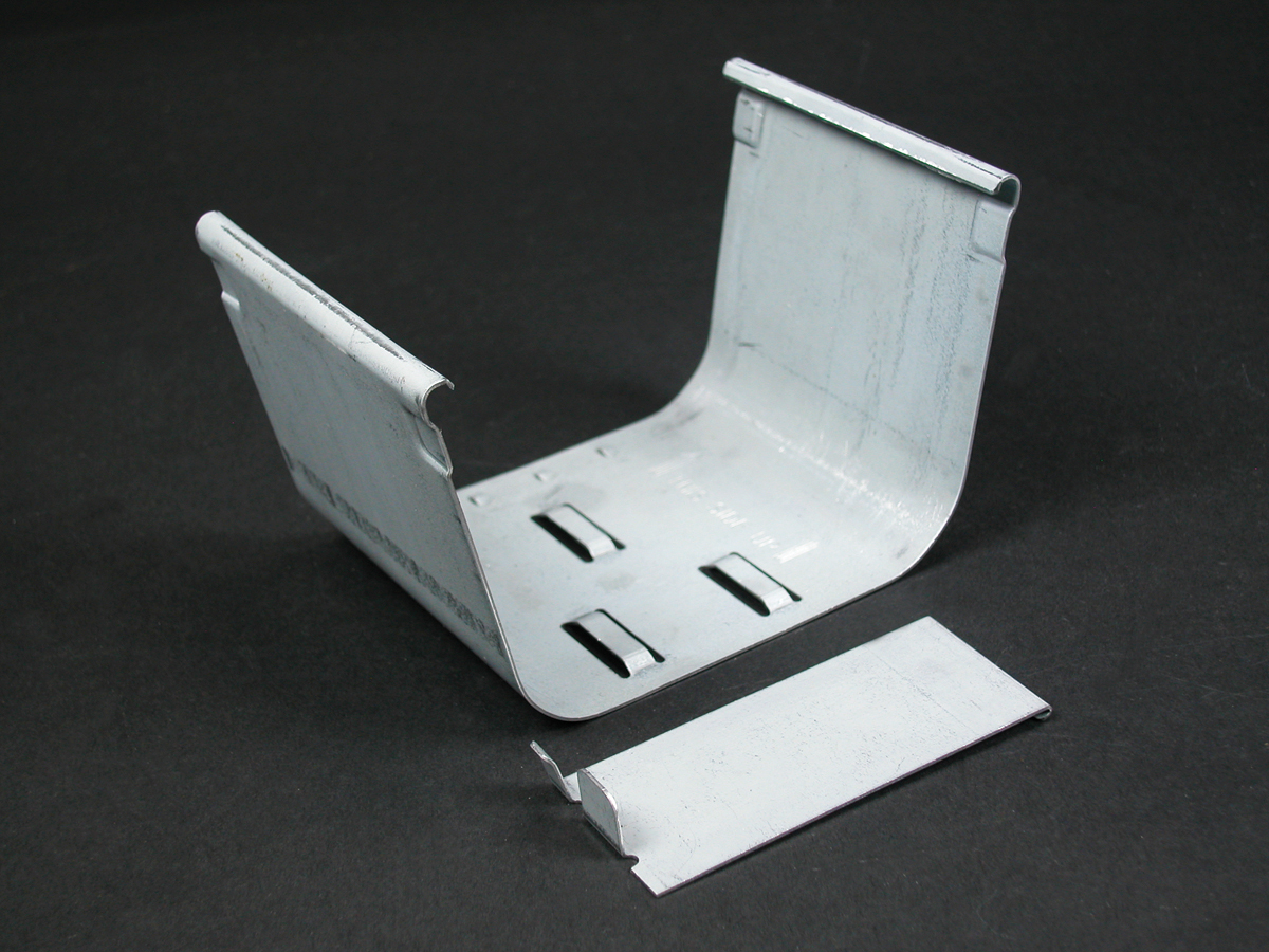 Product image for Wiremold G6001DA 3 x 2-3/8" Gray Steel Multiple Channel Raceway Divider Clip