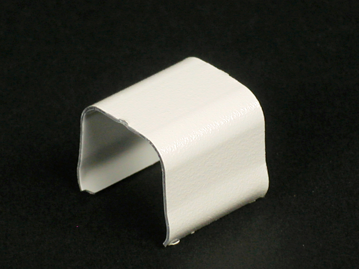Product image for Wiremold V706 3/4" Ivory Steel 1-Channel Raceway Connection Cover