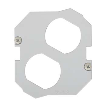 Product image for Wiremold 44DP 4" EVO Duplex Receptacle Device Plate