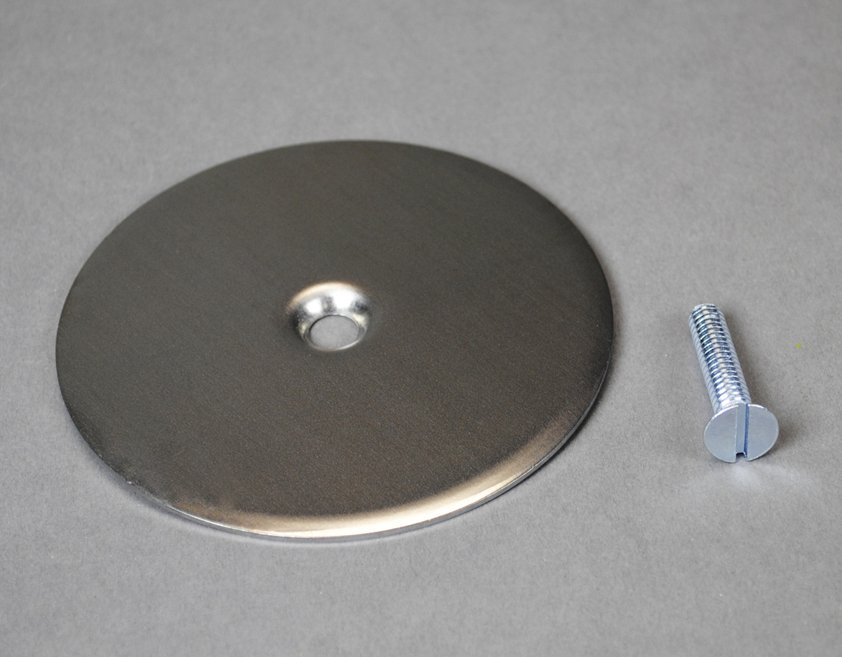 Stainless steel blanking plate only. Includes 1/4-20 screw.