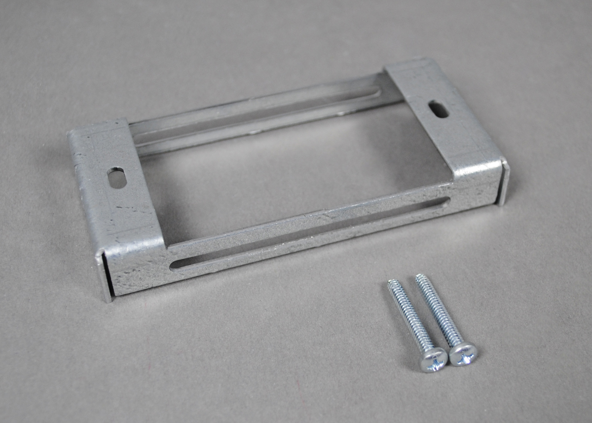 This blank plate accepts three (3) Ortronics Series II inserts. Finish - Galvanized Steel