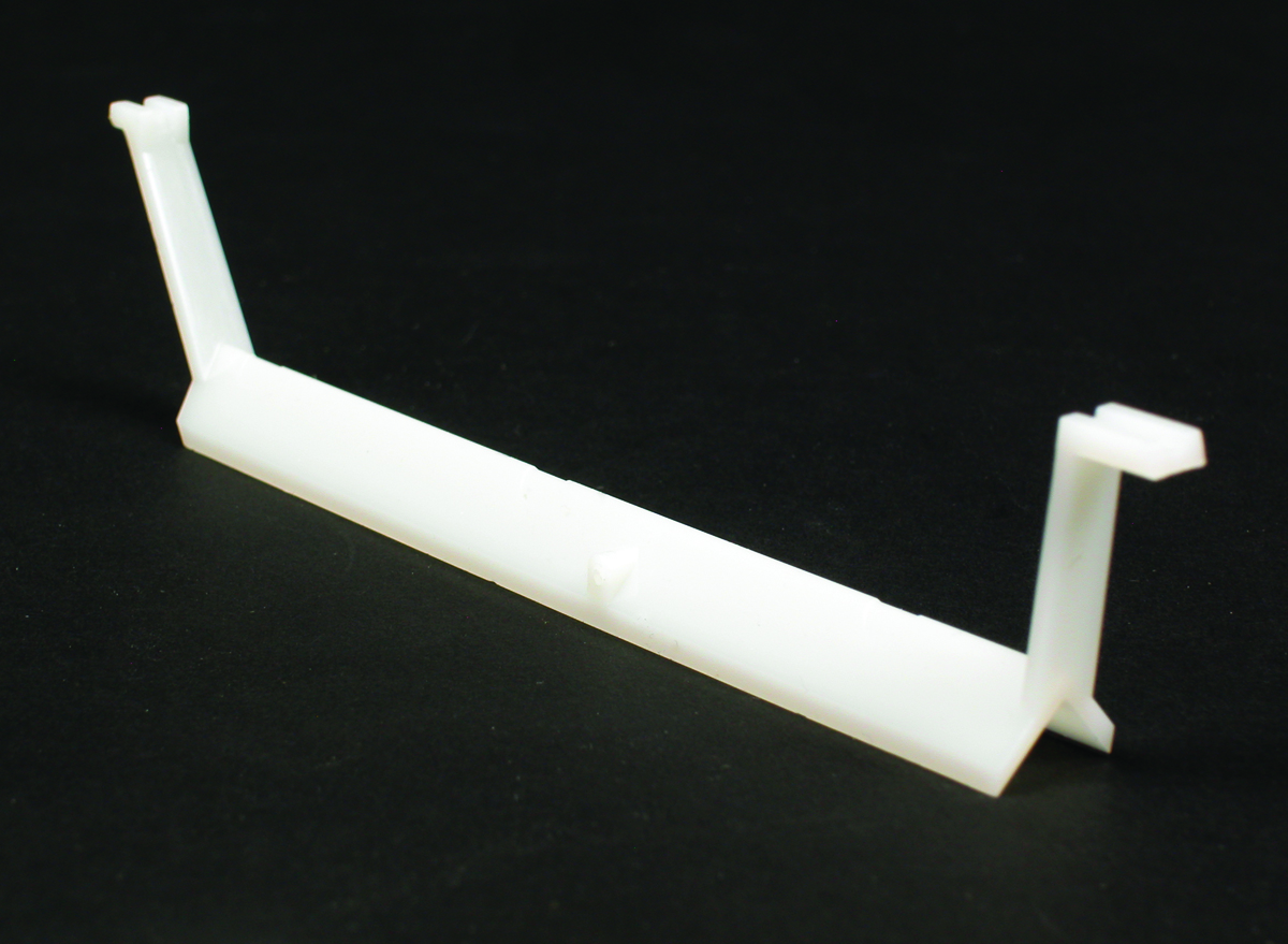 Product image for Wiremold 5017WG 4-3/4" Non-Metallic Multiple Channel Raceway Internal Elbow Wire Guard