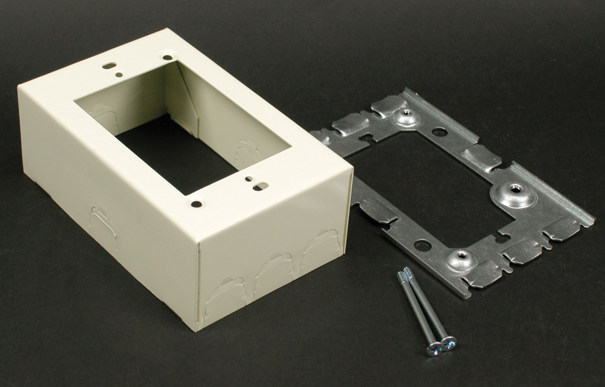 Wiremold V5751A 45/8 x 27/8 x 13/4" Ivory Steel 1Channel Raceway