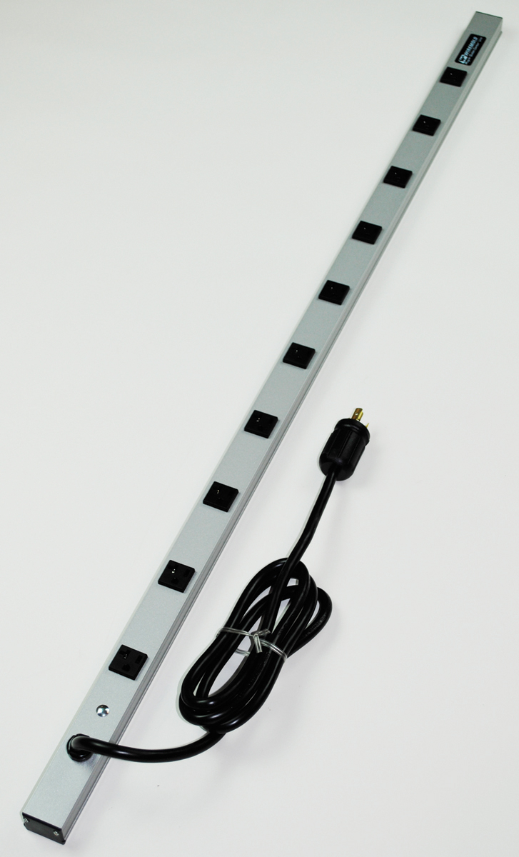 Product image for Wiremold 4810ULBC CabinetMate Plug-In Outlet Center Unit / 120V/15A/48 long/10 O/L /6' cord