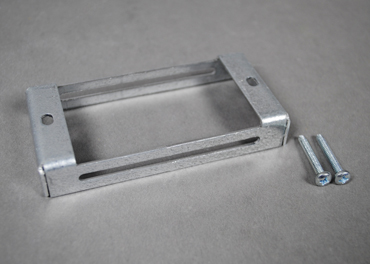 This single-gang plate accepts three (3) Ortronics Series II inserts. Finish - Galvanized Steel