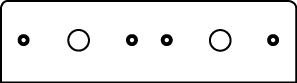 Two-gang with two 1/2