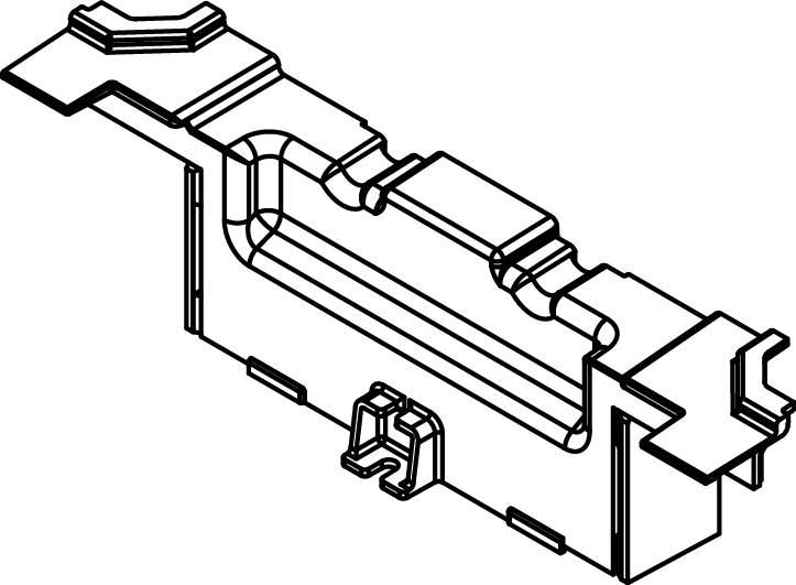 Product image for Wiremold EFB6-TUN Evolution™-Series EFB6 Floor Box Tunnel