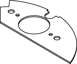 Product image for LCAN CRFB-SR2-2 1.59 IN DEVICE PLAT