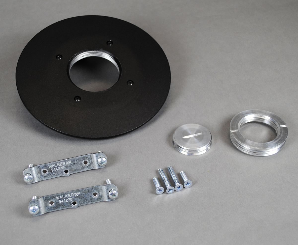 Unit complete with link straps, adapter plate and features concentric screw plugs that allow for 1 1/4