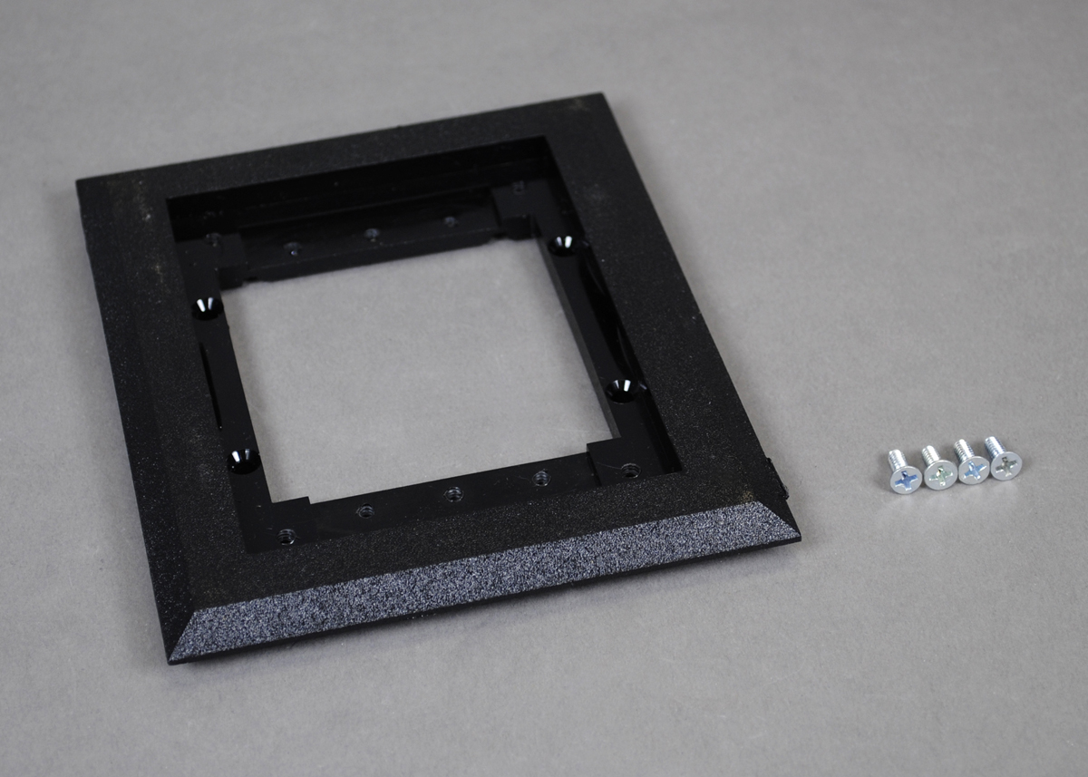 Product image for Wiremold S124BLK Source 1 Carpet Flange