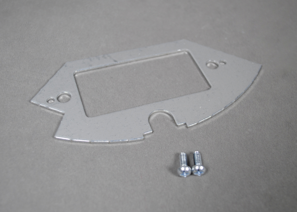 Accepts standard GFCI or Decorator style receptacles. NOTE: Standard size for device plates for Plate Location 3 is 5 7/32