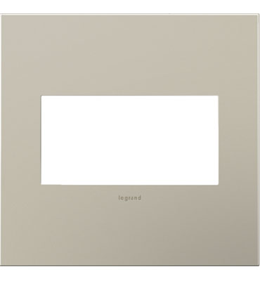 With its satin nickel finish and smooth edges, this cast metal wall plate will feel right at home in any modern or industrial-style décor.For use with adorne Furniture Power only. Sold in multiples of ten (10) plates. Steel back plate and installation hardware are not included. All other adorne wall plate colors and finished are available as customs. View our FAQ page to learn more. - Standard Wall Plate, Satin Nickel